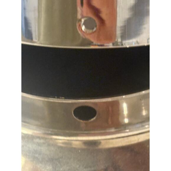 Rejuvenation 12" Ormandy Pendant Light Polished Nickel Length is 26" MINT - Picture 5 of 7